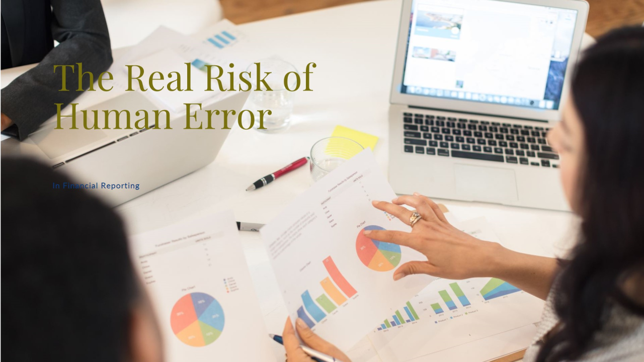 The Real Risk of Human Error in Financial Reporting: What’s at Stake